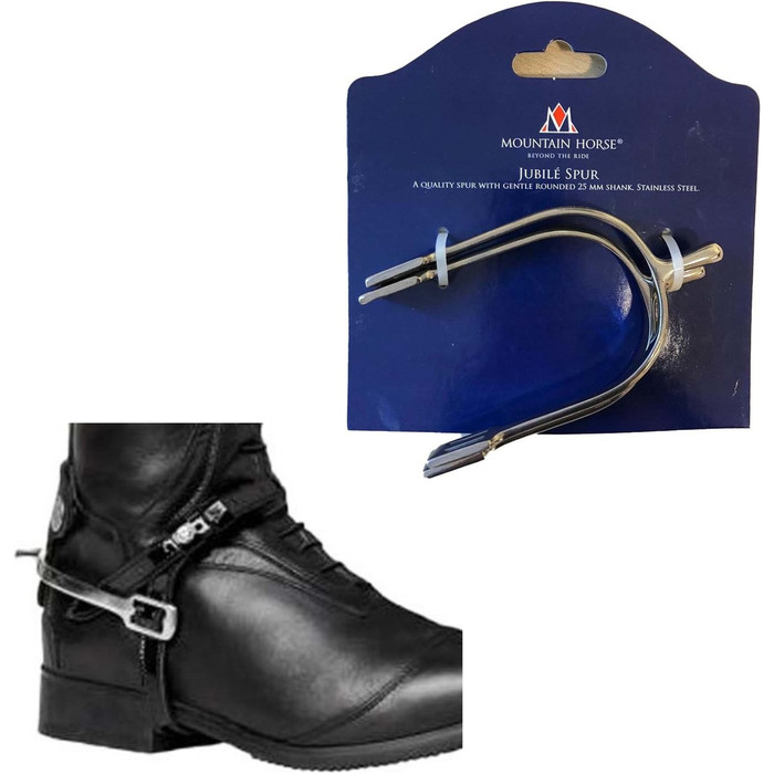 2022 Mountain Horse Jubile Spur Straps & Jubile Spurs Bundle Black